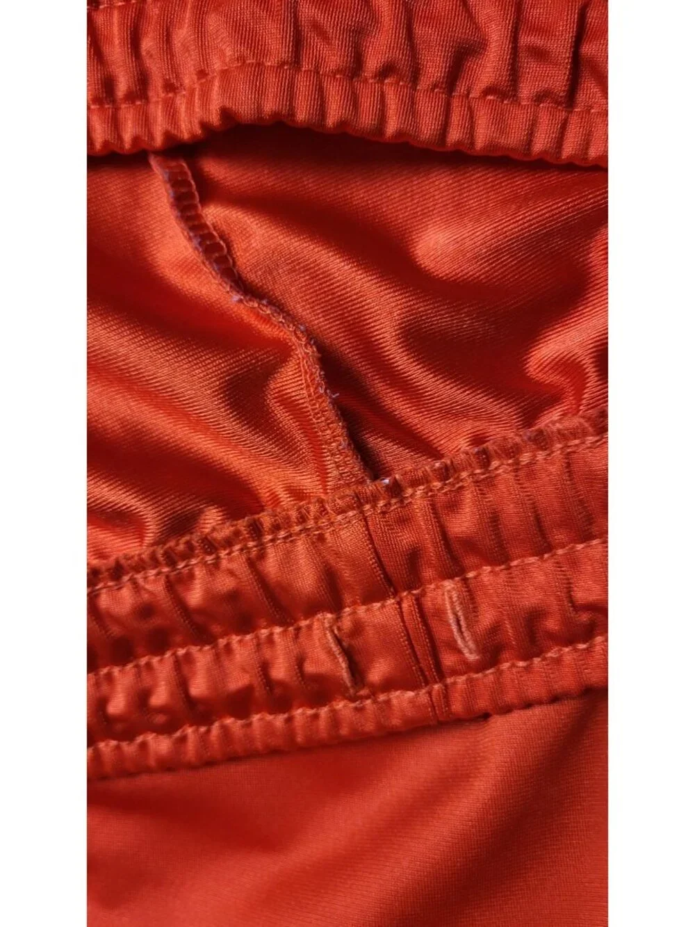 Vtg Nike Air Jordan Durasheen Mens Orange & Gray Athletic Shorts Y2k XL